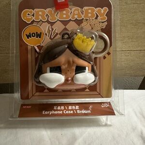 Pop Mart | Crybaby Earphone Case Brown